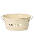 Cheers Galvanized Metal Beverage Tub