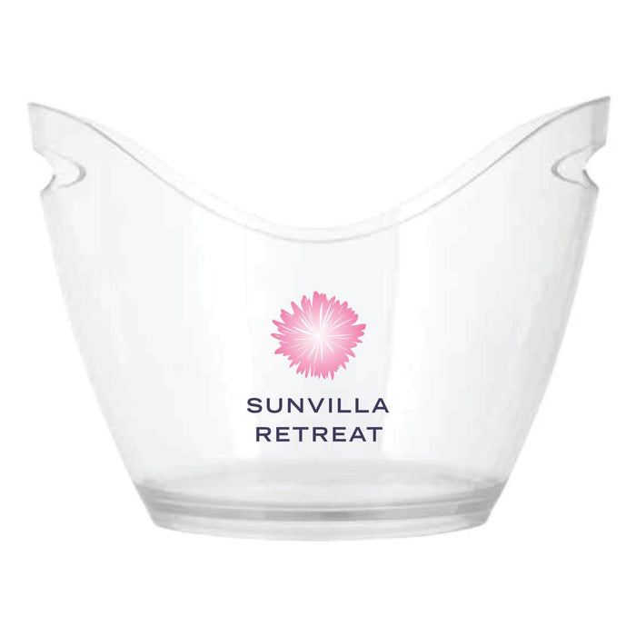Chill Large Acrylic Ice Bucket in Clear