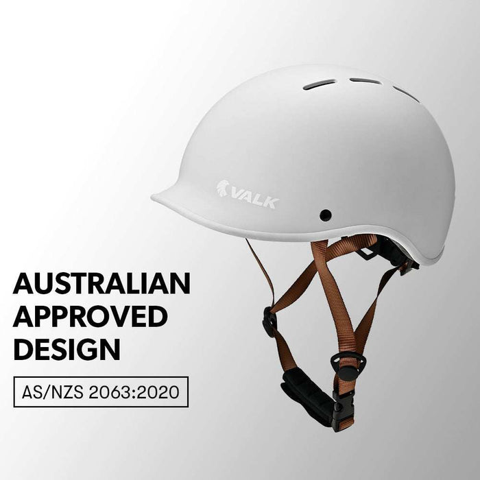 Classic Retro Commuter Bicycle Helmet 56-61cm | Arctic White