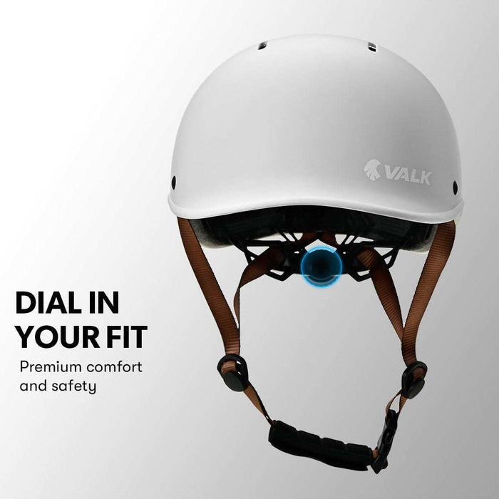 Classic Retro Commuter Bicycle Helmet 56-61cm | Arctic White