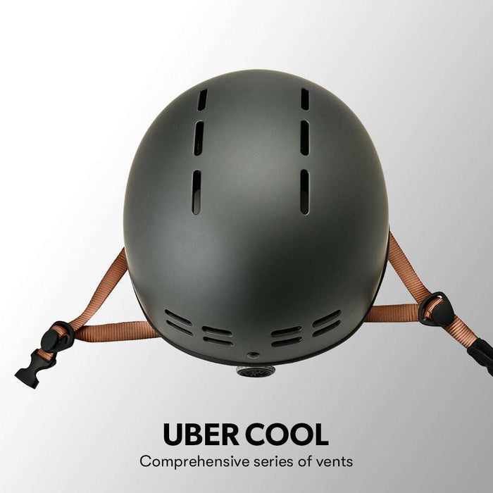 Classic Retro Commuter Bicycle Helmet 56-61cm | Charcoal