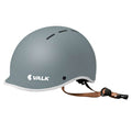 Graphite blue VALK Retro Bike Helmet with classic retro design and 360-degree adjustable fit