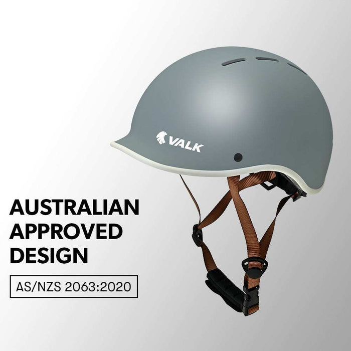 Classic Retro Commuter Bicycle Helmet 56-61cm | Graphite Blue