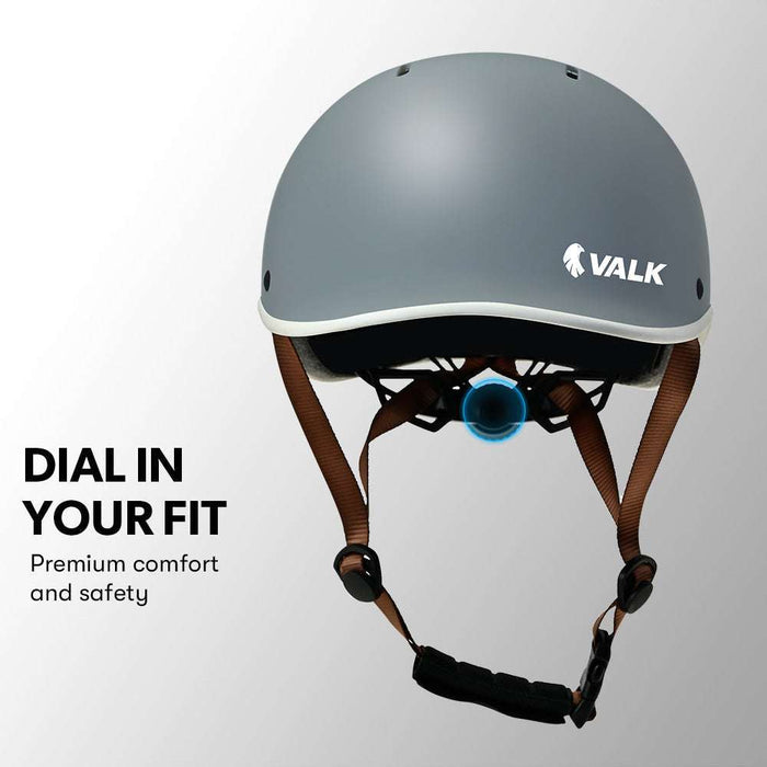 Classic Retro Commuter Bicycle Helmet 56-61cm | Graphite Blue