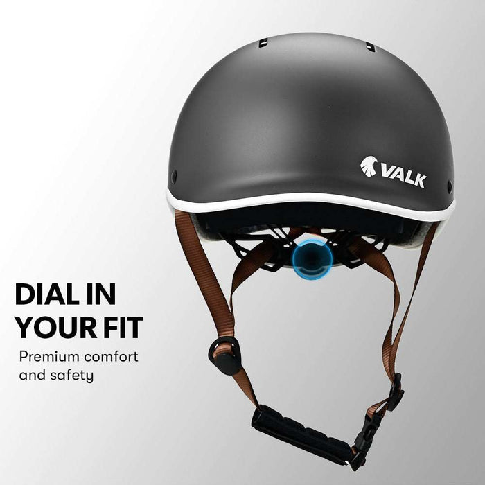 Classic Retro Commuter Bicycle Helmet 56-61cm | Jet Black