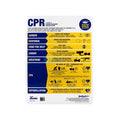 CPR Chart / Sign, Colourbond Steel, Aussie Gold