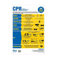 CPR Chart / Sign, PVC, Aussie Gold