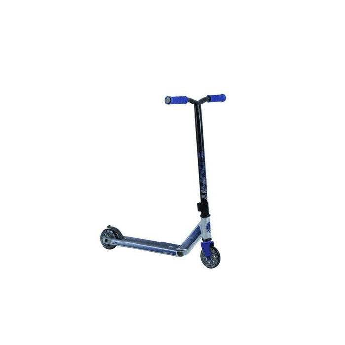 Silver Crisp TROPHY Stunt Scooter with steel fork and polyurethane wheels
