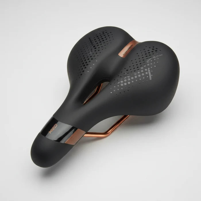DDK Saddle Vinyl Top With Memory Foam Steel Black Rail 260 x 213mm