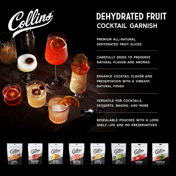 Dehydrated Lemon Cocktail Garnish, 1.3 oz