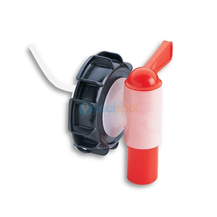 Drum Cap Aeroflow Tap for Liquid Chlorine and Acid Drums