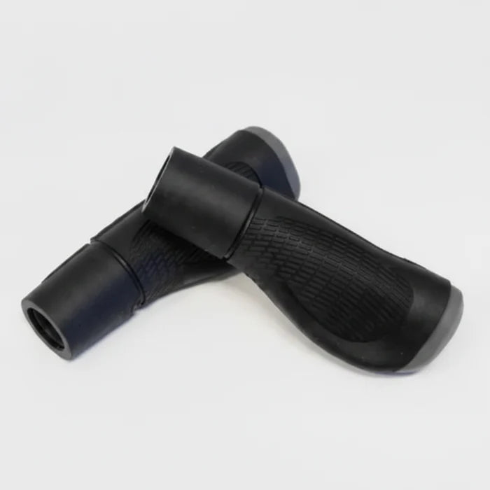 Dual Density Grip Anatomical Closed End 128mm - Black/Grey