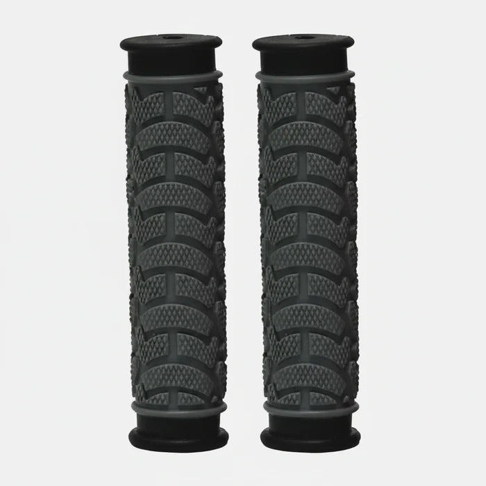 Dual Density MTB Grips Closed End 130mm - Grey