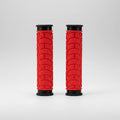Dual Density MTB Grips Clossed End 130mm - Red