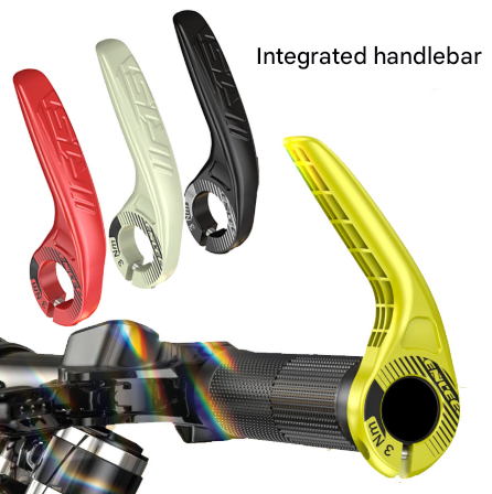 Ergonomic Horn-Style Composite Bicycle Bar Ends