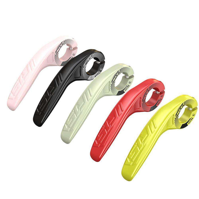 Ergonomic Horn-Style Composite Bicycle Bar Ends