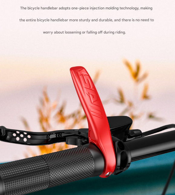 Ergonomic Horn-Style Composite Bicycle Bar Ends