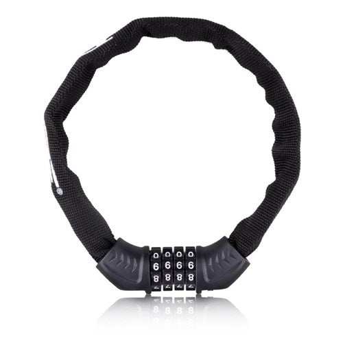 ETook 355 Combo Chain Lock 450mm x 4mm steel alloy with waterproof sleeve and configurable code