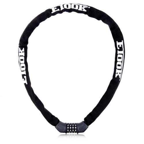 Combo Chain Lock ETook 355 900mm 4mm steel alloy with waterproof sleeve and configurable code