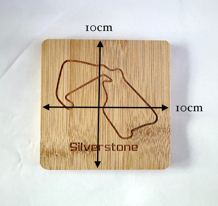 F1 Track Coasters - Wood