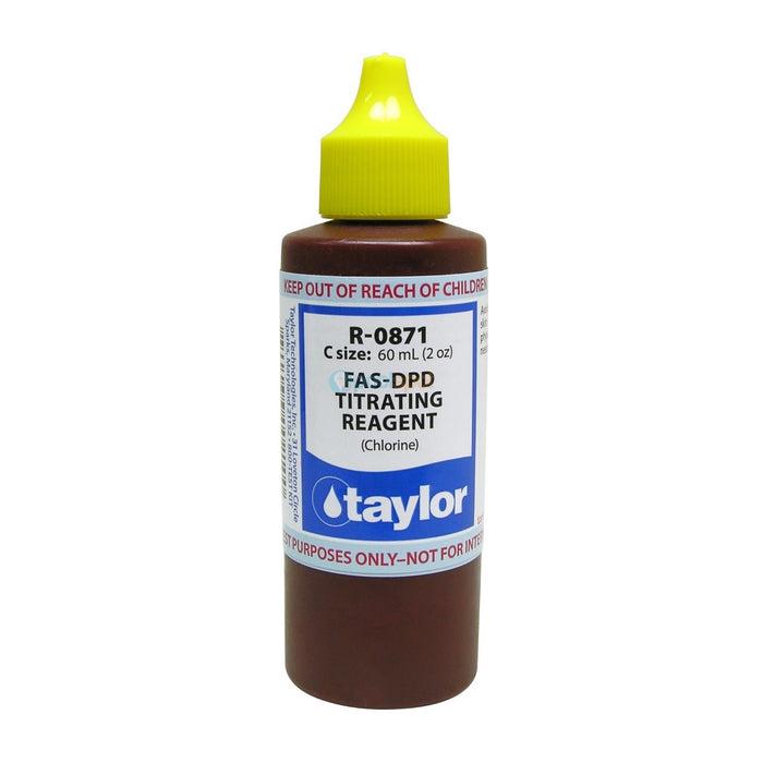 FAS-DPD Titration Reagent for Chlorine R-0871, Taylor Technologies