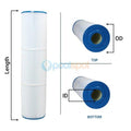 Filter Element, Generic, to suit Aquaswim CF100 / Davey Lock Ring C100