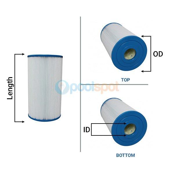 Filter Element, Generic, to suit Hot Springs C30 / Heritage 25/30 Sq Ft Spa Filter