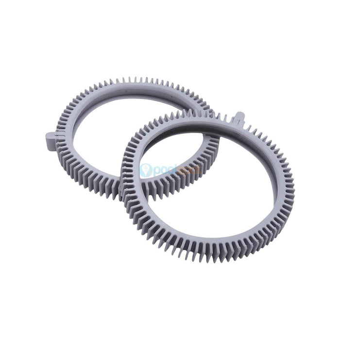 Front Tyre Set, Grey w/ Super Hump for Hayward Phoenix / SuperPro Pool Cleaner