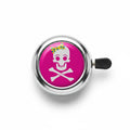 Girly Skull Steel Bell 55mm Diameter Fits All Standard Handlebars