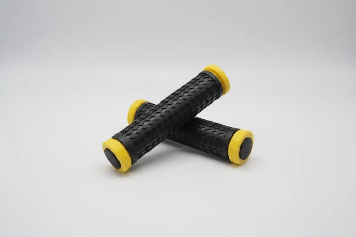 Grips 130mm With Plugs YELLOW Highlights