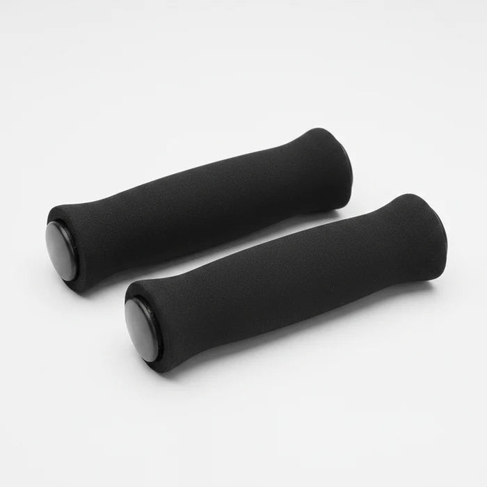 Grips H-D Foam 125mm Black With Plugs