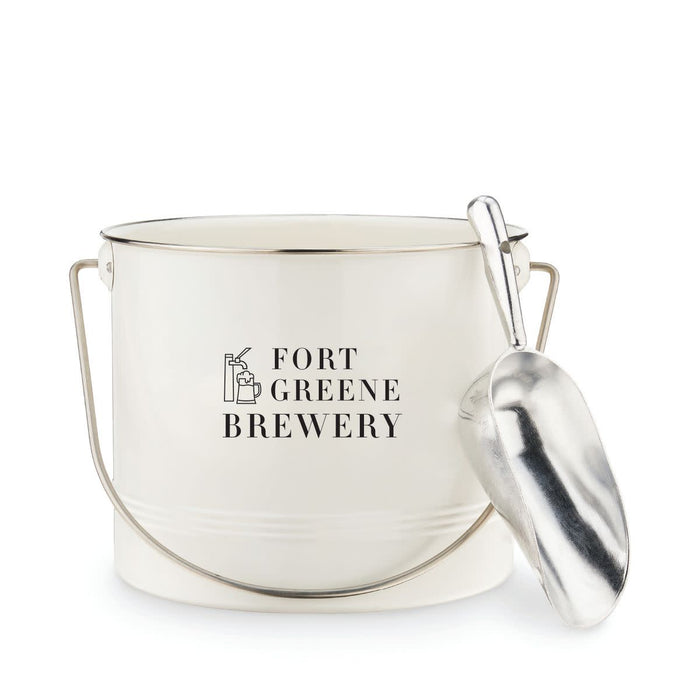 Have A Drink Metal Ice Bucket with Scoop