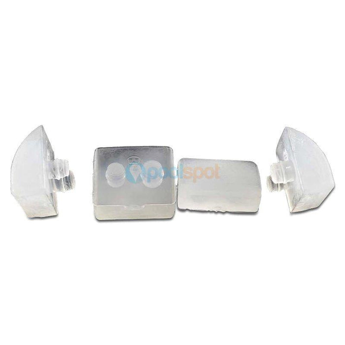 Hayward Pod Shoe Set - Large - Clear / Concrete Pools