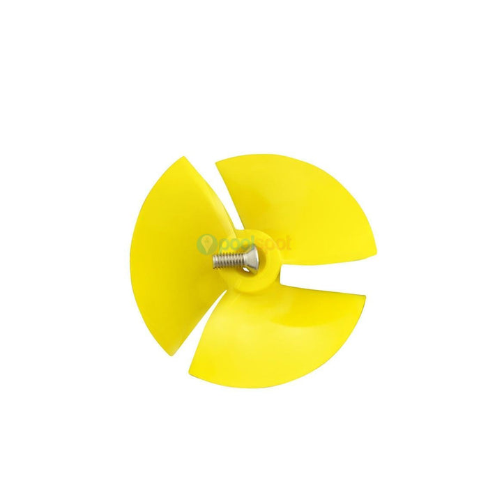 Impeller, Yellow + Screw for Dolphin Robotic Pool Cleaners