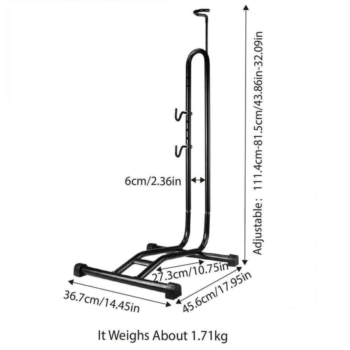 L Shaped Adjustable Bike Stand