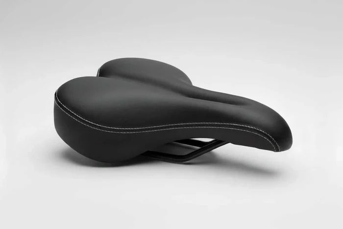 Ladies Saddle O-Zone 155x235mm black with premium cushioning for all-day comfort