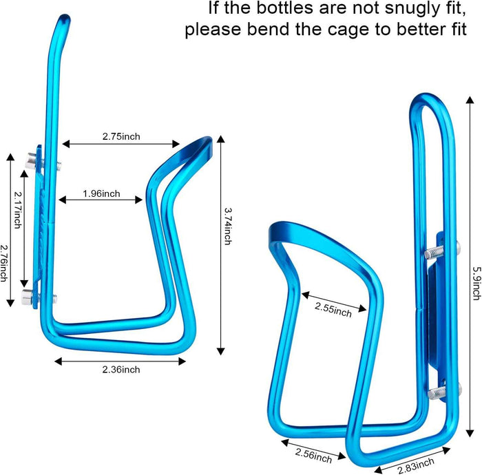 Lightweight Aluminium Water Bottle Cage | Blue