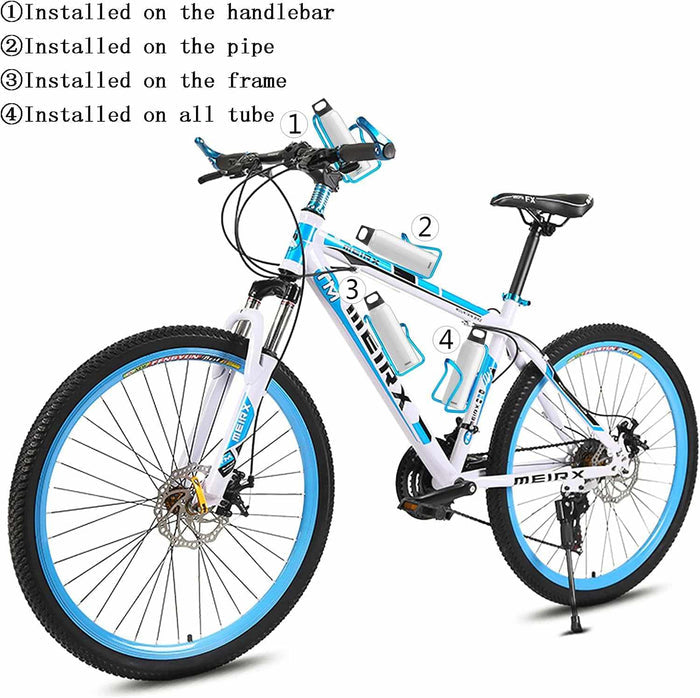 Lightweight Aluminium Water Bottle Cage | Blue