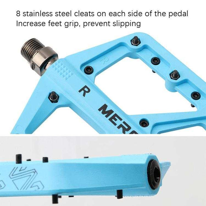 Lightweight Nylon Mountain Bike Pedal - Purple