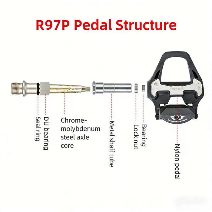 Lightweight Road Bike Clipless Pedals