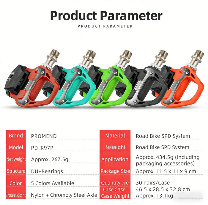 Lightweight Road Bike Clipless Pedals