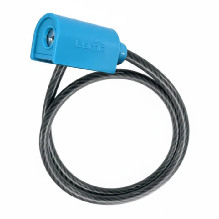 LUMA Cable Key Lock Black With Blue Highlights 8mm x 1850mm