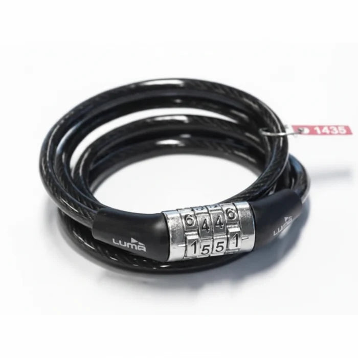 LUMA Combination Lock Cable 6mm x 1200 mm