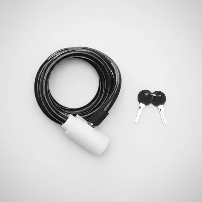 LUMA Key Lock Cable 12mm x 1850mm - White
