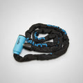 LUMA Key Lock with Chain With Cover 8mm x 1200mm - Blue