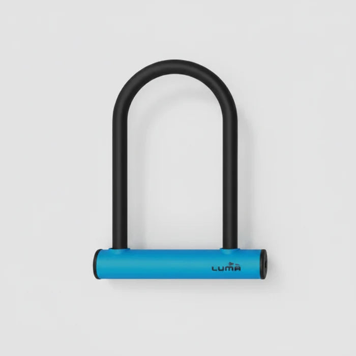 LUMA Lock U Shackle Key Lock 208mm x 142mm - Blue
