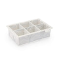 Marbled 2" Silicone Ice Cube Tray in Marble