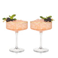 Meridian Crystal Coupe Glasses, Set of 2