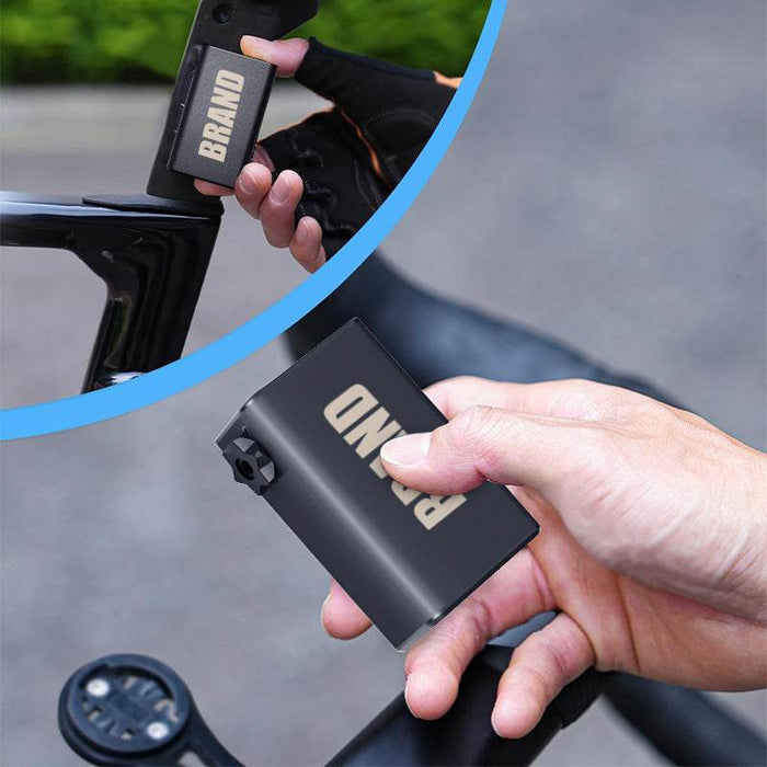 Mini Portable Digital Display USB Rechargable Electric Air Pump 100 PSI - Black
