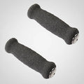 MTB Foam Grips 135mm With Wnd Plugs - Black